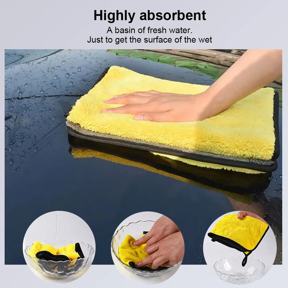 3/5/10Pcs Car Wash Microfiber  - Microfiber Towel Detailing recension och pris
