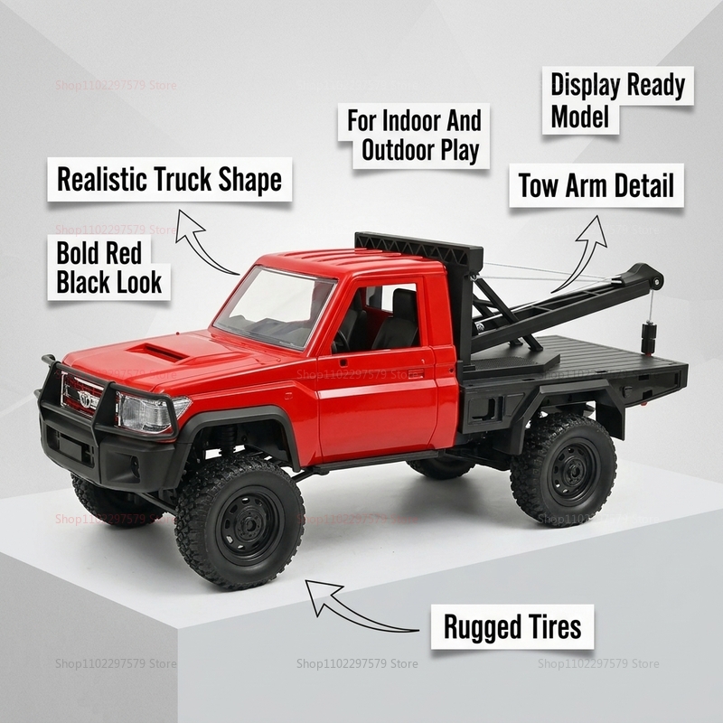 RC Rock Crawler 4x4 MN82T RC O - Dirt Brush Interior recension och pris