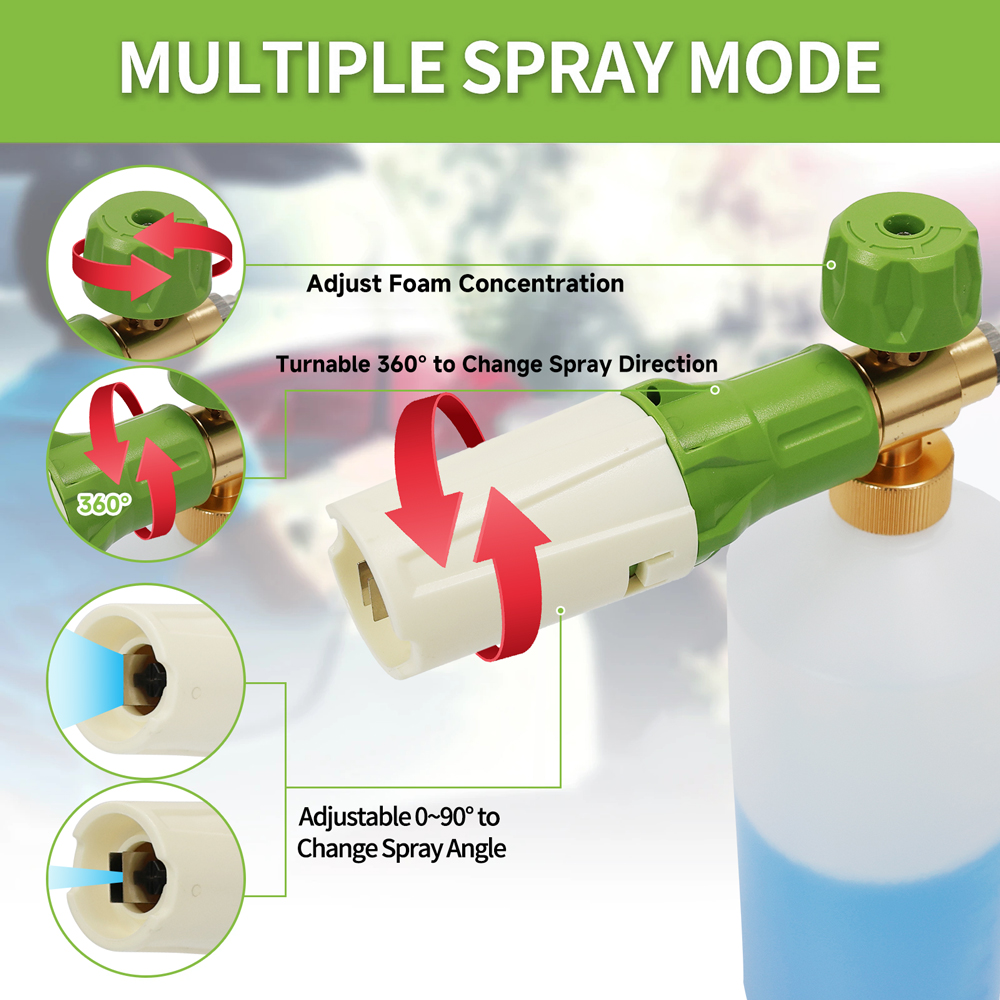 Aluminum Foam gun Lance Foam c - Pressure Washer Foam Gun recension och pris