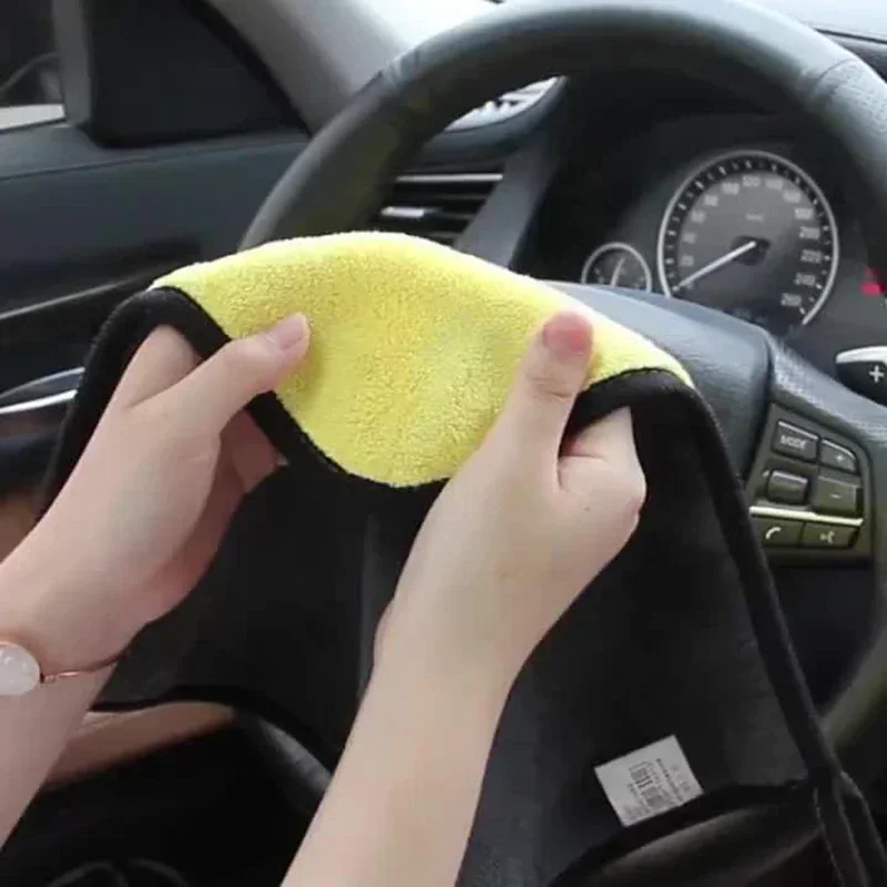 1/5PCS Thickened Car Washing T - Microfiber Towel Detailing recension och pris