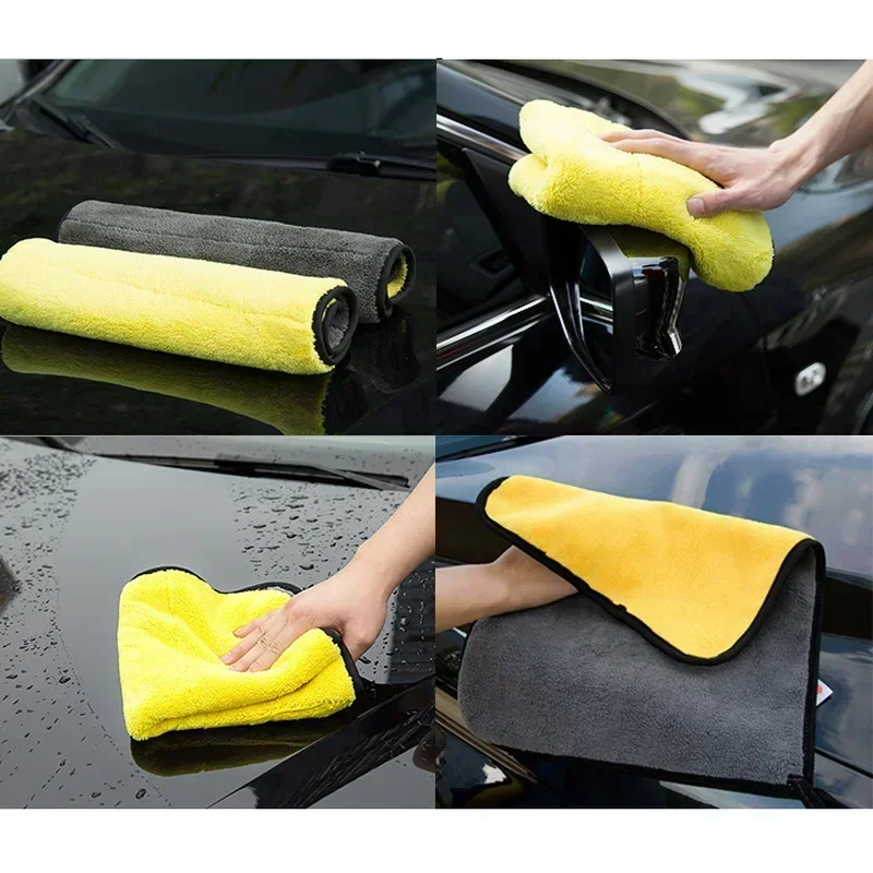 1/5PCS Thickened Car Washing T - Microfiber Towel Detailing recension och pris