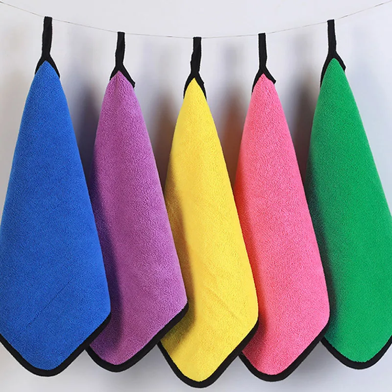 1/5pcs Thicken Car Microfiber  - Microfiber Towel Detailing recension och pris
