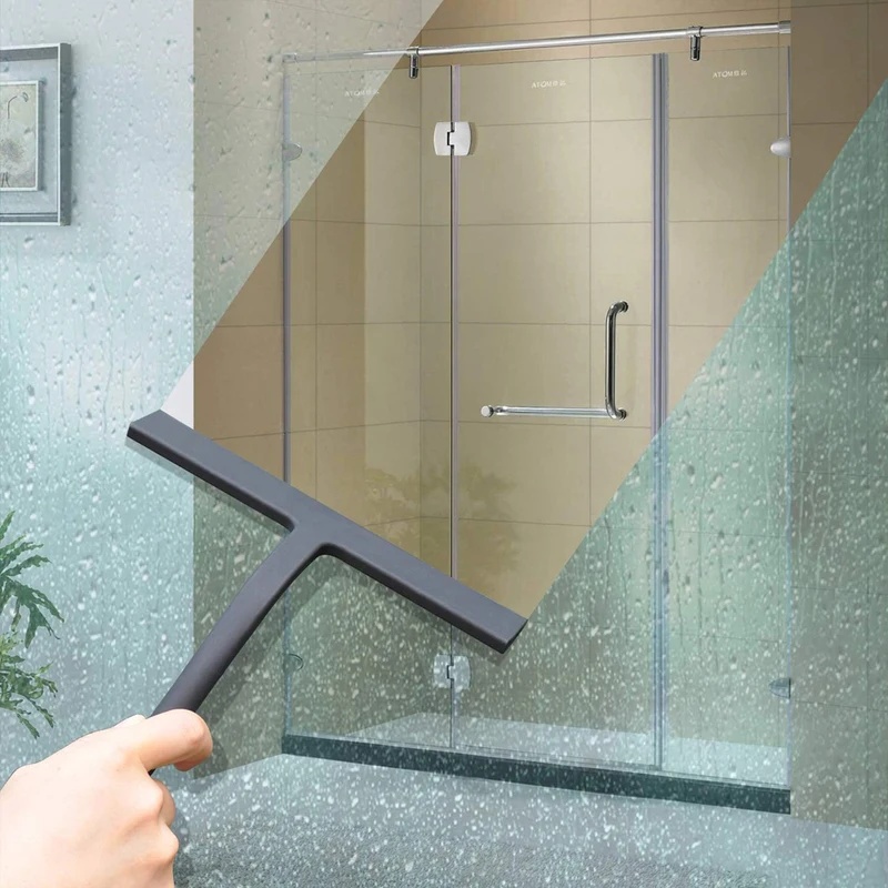 Matte Black Silicone Squeegee  - Glass Cleaner Streak recension och pris