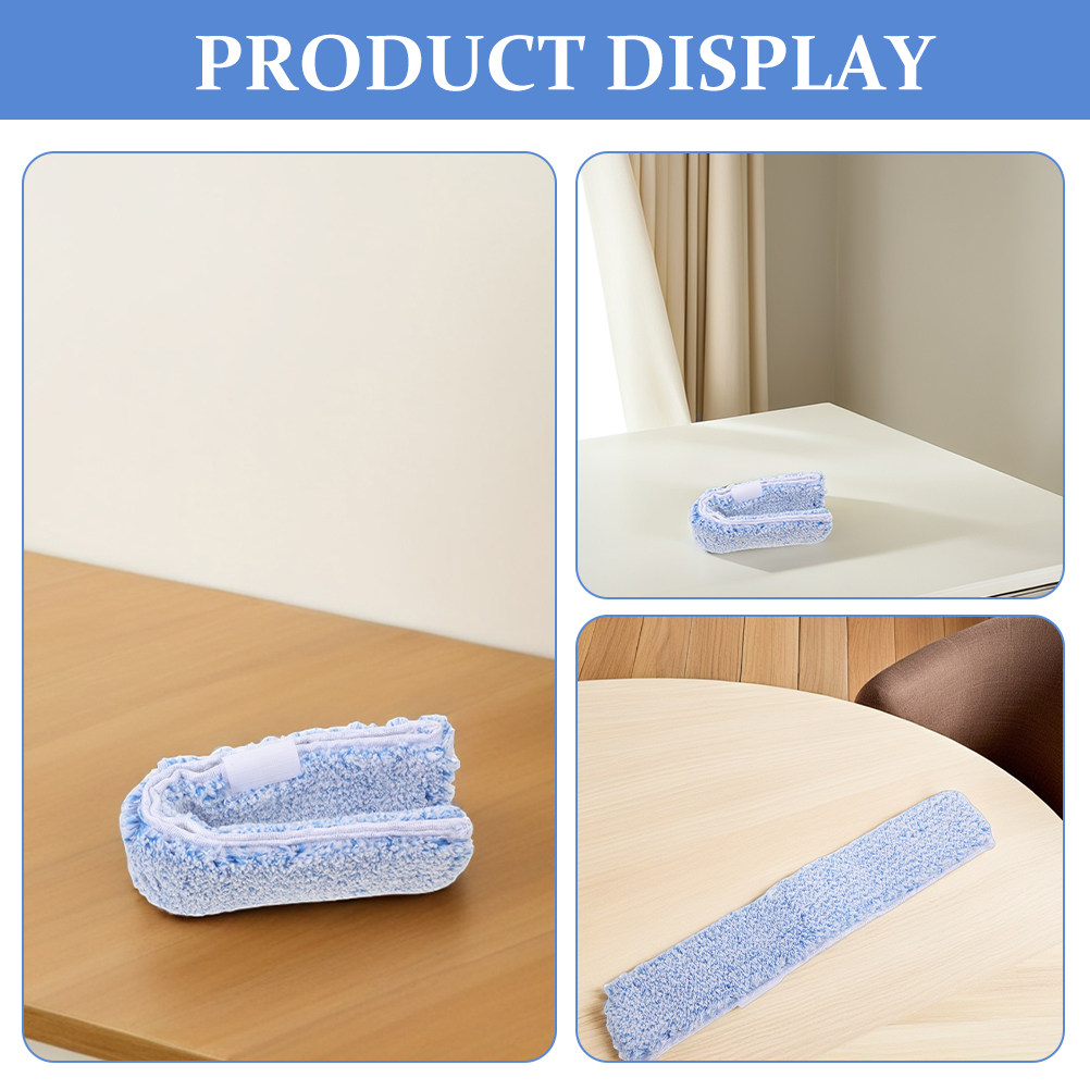 2Pcs Reusable Fabric Mop Pads  - Glass Cleaner Streak recension och pris