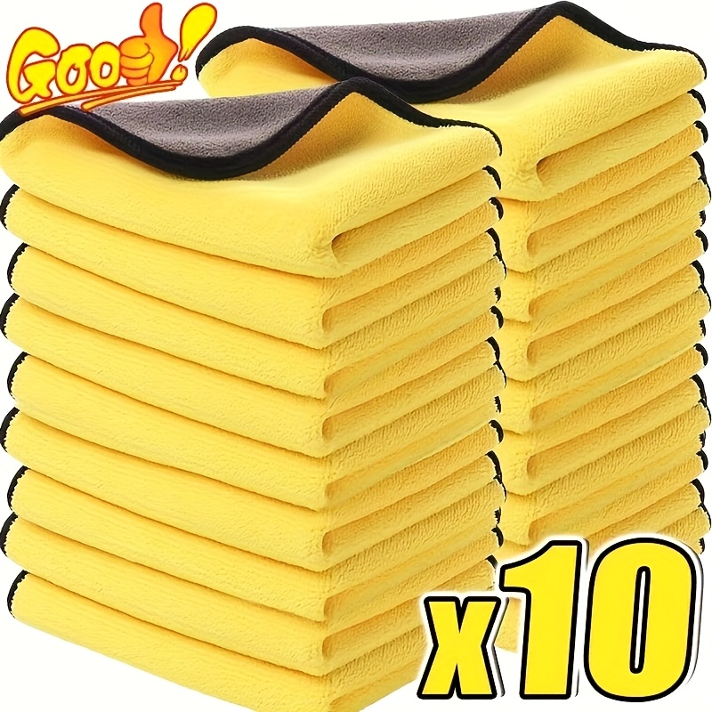 3/5/10Pcs Car Wash Microfiber  - Microfiber Towel Detailing recension och pris