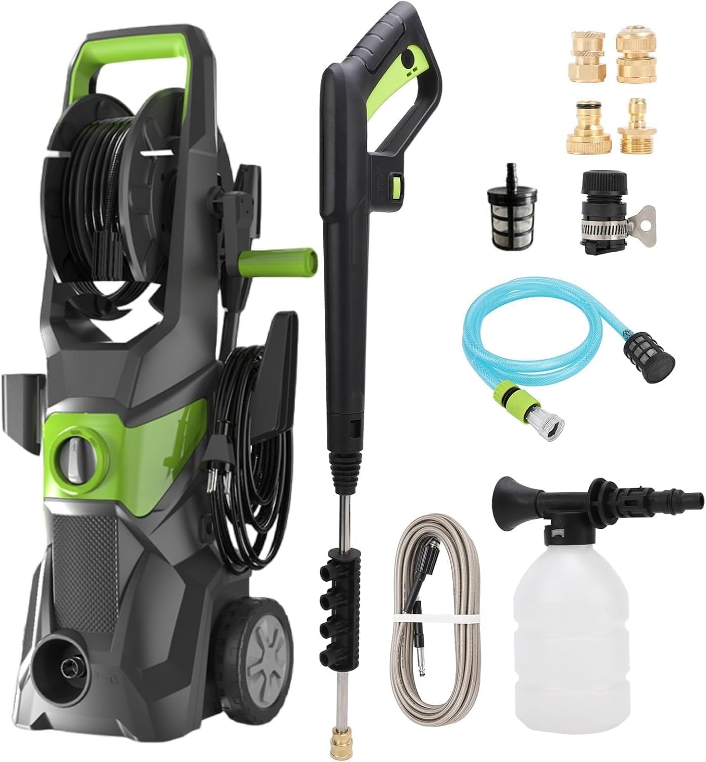 4000PSI Electric Pressure Wash - Pressure Washer Foam Gun recension och pris