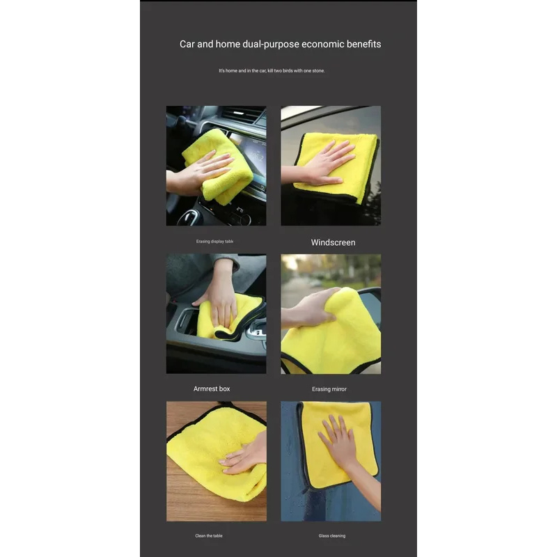 1/5/10/20PCS Car Wash Microfib - Microfiber Towel Detailing recension och pris